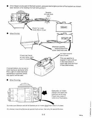 1993 Johnson Evinrude "ET" 60 degrees LV Service Manual, P/N 508286, Page 323