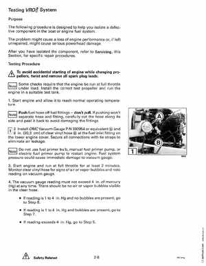 1993 Johnson Evinrude "ET" 60 thru 70 Service Manual, P/N 508284, Page 61