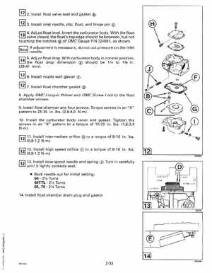 1993 Johnson Evinrude "ET" 60 thru 70 Service Manual, P/N 508284, Page 86