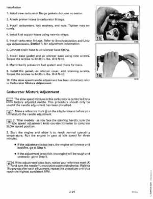 1993 Johnson Evinrude "ET" 60 thru 70 Service Manual, P/N 508284, Page 87