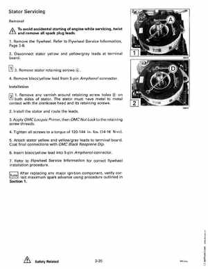 1993 Johnson Evinrude "ET" 60 thru 70 Service Manual, P/N 508284, Page 111