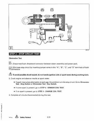 1993 Johnson Evinrude "ET" 60 thru 70 Service Manual, P/N 508284, Page 122