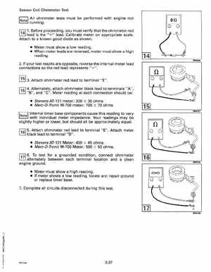 1993 Johnson Evinrude "ET" 60 thru 70 Service Manual, P/N 508284, Page 128
