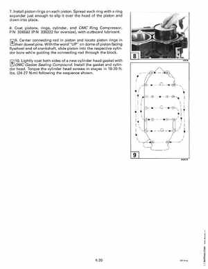 1993 Johnson Evinrude "ET" 60 thru 70 Service Manual, P/N 508284, Page 152