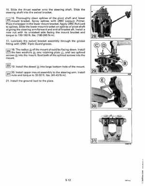1993 Johnson Evinrude "ET" 60 thru 70 Service Manual, P/N 508284, Page 179