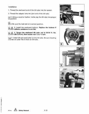 1993 Johnson Evinrude "ET" 60 thru 70 Service Manual, P/N 508284, Page 186