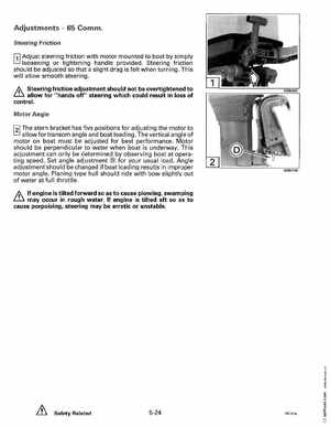 1993 Johnson Evinrude "ET" 60 thru 70 Service Manual, P/N 508284, Page 191