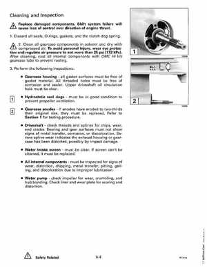 1993 Johnson Evinrude "ET" 60 thru 70 Service Manual, P/N 508284, Page 195