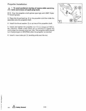 1993 Johnson Evinrude "ET" 60 thru 70 Service Manual, P/N 508284, Page 196