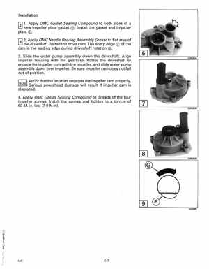 1993 Johnson Evinrude "ET" 60 thru 70 Service Manual, P/N 508284, Page 198