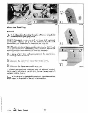 1993 Johnson Evinrude "ET" 60 thru 70 Service Manual, P/N 508284, Page 200