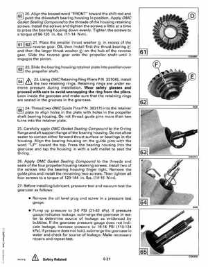 1993 Johnson Evinrude "ET" 60 thru 70 Service Manual, P/N 508284, Page 212
