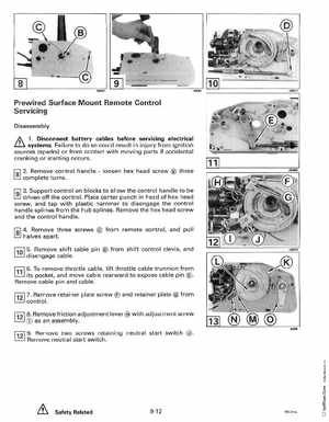 1993 Johnson Evinrude "ET" 60 thru 70 Service Manual, P/N 508284, Page 265