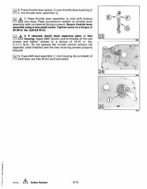 1993 Johnson Evinrude "ET" 60 thru 70 Service Manual, P/N 508284, Page 268
