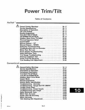1993 Johnson Evinrude "ET" 60 thru 70 Service Manual, P/N 508284, Page 277