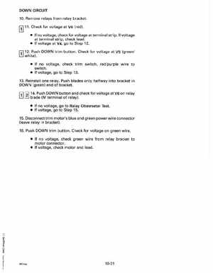 1993 Johnson Evinrude "ET" 60 thru 70 Service Manual, P/N 508284, Page 297