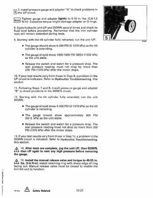 1993 Johnson Evinrude "ET" 60 thru 70 Service Manual, P/N 508284, Page 303