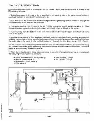1993 Johnson Evinrude "ET" 60 thru 70 Service Manual, P/N 508284, Page 321