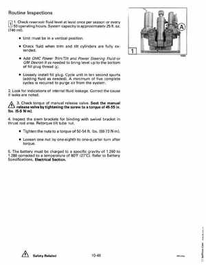 1993 Johnson Evinrude "ET" 60 thru 70 Service Manual, P/N 508284, Page 324