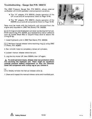 1993 Johnson Evinrude "ET" 60 thru 70 Service Manual, P/N 508284, Page 328