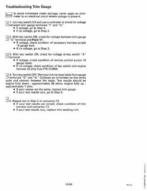 1993 Johnson Evinrude "ET" 60 thru 70 Service Manual, P/N 508284, Page 332