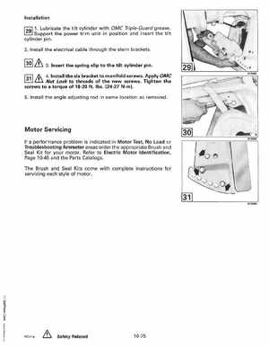 1993 Johnson Evinrude "ET" 60 thru 70 Service Manual, P/N 508284, Page 351