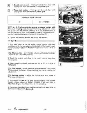 1993 Johnson Evinrude "ET" 9.9 thru 30 Service Manual, P/N 508282, Page 47