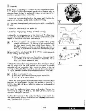 1993 Johnson Evinrude "ET" 9.9 thru 30 Service Manual, P/N 508282, Page 84