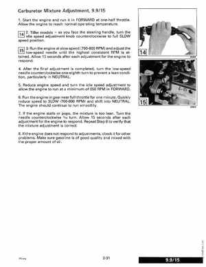 1993 Johnson Evinrude "ET" 9.9 thru 30 Service Manual, P/N 508282, Page 86