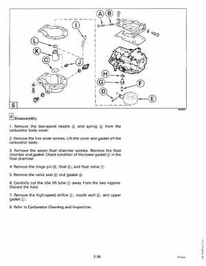 1993 Johnson Evinrude "ET" 9.9 thru 30 Service Manual, P/N 508282, Page 91