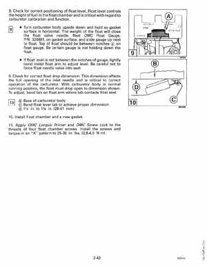 1993 Johnson Evinrude "ET" 9.9 thru 30 Service Manual, P/N 508282, Page 97