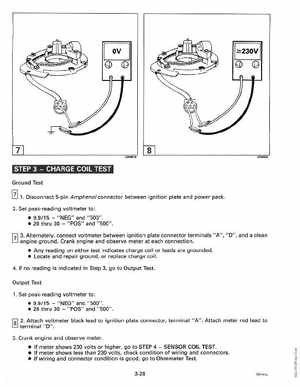 1993 Johnson Evinrude "ET" 9.9 thru 30 Service Manual, P/N 508282, Page 131