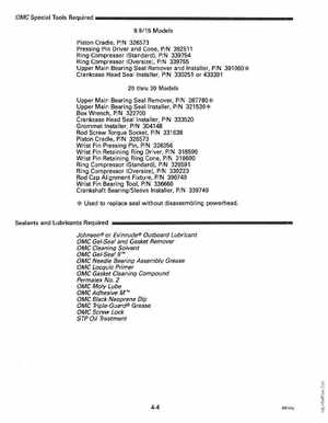 1993 Johnson Evinrude "ET" 9.9 thru 30 Service Manual, P/N 508282, Page 140