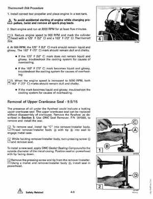 1993 Johnson Evinrude "ET" 9.9 thru 30 Service Manual, P/N 508282, Page 142