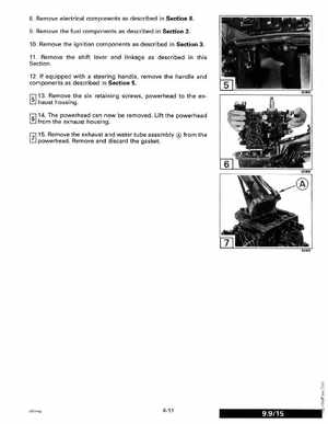 1993 Johnson Evinrude "ET" 9.9 thru 30 Service Manual, P/N 508282, Page 147