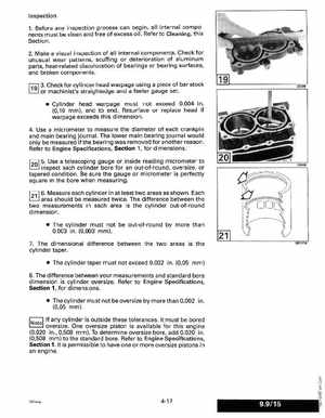 1993 Johnson Evinrude "ET" 9.9 thru 30 Service Manual, P/N 508282, Page 153