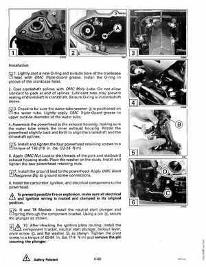 1993 Johnson Evinrude "ET" 9.9 thru 30 Service Manual, P/N 508282, Page 184