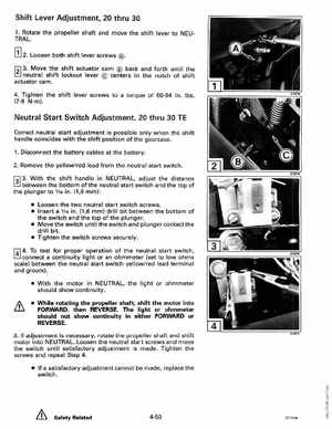 1993 Johnson Evinrude "ET" 9.9 thru 30 Service Manual, P/N 508282, Page 186