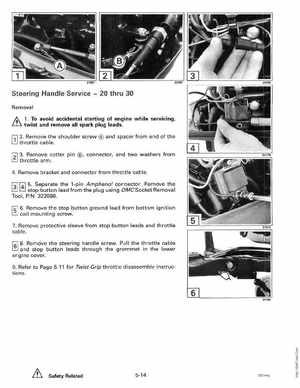 1993 Johnson Evinrude "ET" 9.9 thru 30 Service Manual, P/N 508282, Page 207
