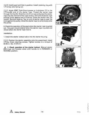 1993 Johnson Evinrude "ET" 9.9 thru 30 Service Manual, P/N 508282, Page 273