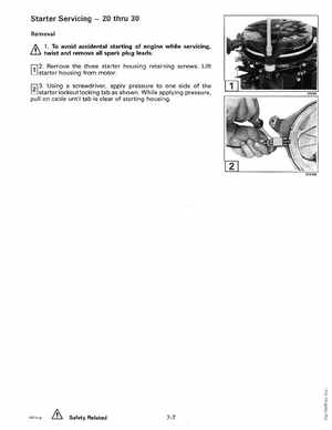 1993 Johnson Evinrude "ET" 9.9 thru 30 Service Manual, P/N 508282, Page 274