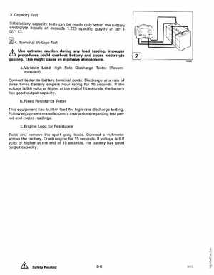 1993 Johnson Evinrude "ET" 9.9 thru 30 Service Manual, P/N 508282, Page 284