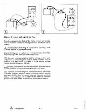 1993 Johnson Evinrude "ET" 9.9 thru 30 Service Manual, P/N 508282, Page 292