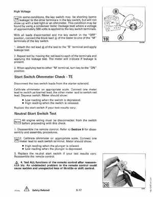 1993 Johnson Evinrude "ET" 9.9 thru 30 Service Manual, P/N 508282, Page 295