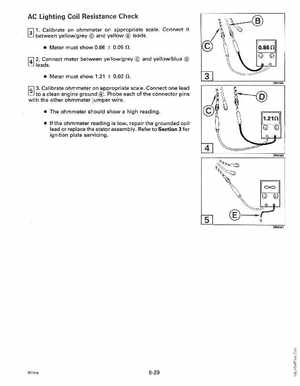 1993 Johnson Evinrude "ET" 9.9 thru 30 Service Manual, P/N 508282, Page 307
