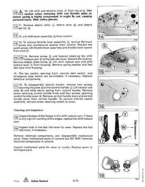 1993 Johnson Evinrude "ET" 9.9 thru 30 Service Manual, P/N 508282, Page 321