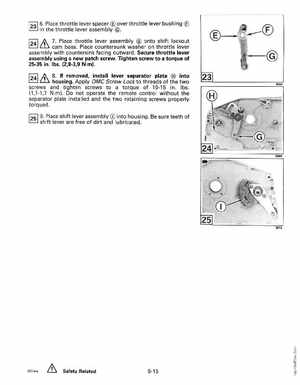 1993 Johnson Evinrude "ET" 9.9 thru 30 Service Manual, P/N 508282, Page 323