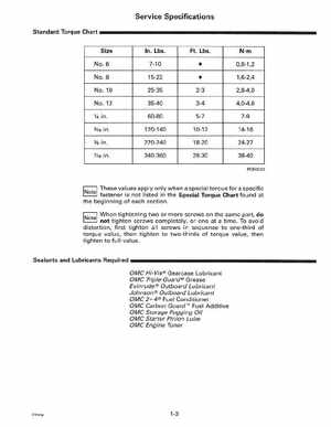 1993 Johnson Evinrude "ET" 90 degrees CV Service Manual, P/N 508285, Page 9