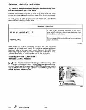 1993 Johnson Evinrude "ET" 90 degrees CV Service Manual, P/N 508285, Page 17