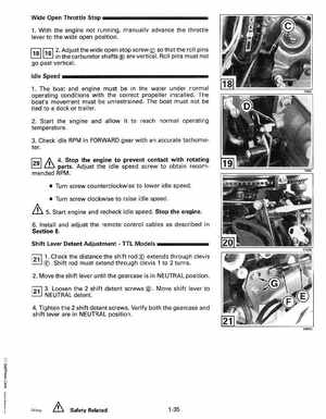 1993 Johnson Evinrude "ET" 90 degrees CV Service Manual, P/N 508285, Page 41